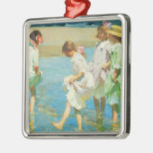 Girls歩くin the Seaide メタルオーナメント (左)