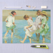 Girls歩くin the Seaide 薄葉紙 (クラフト)