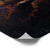 Girl's 読 Letter at Open Window by Vermeer ポスター (角)