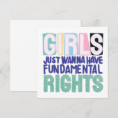 Girls And Fundamental Rights (正面/裏面)