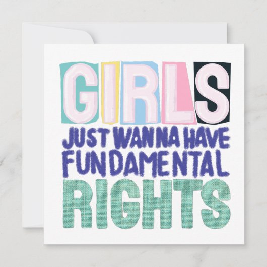 Girls And Fundamental Rights (正面)