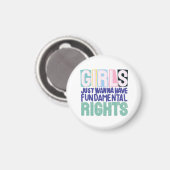 Girls And Fundamental Rights マグネット (正面/裏面)