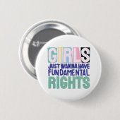 Girls And Fundamental Rights 缶バッジ (正面&裏面)
