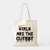 Girls are The cuttest Halloween gift トートバッグ (裏面)