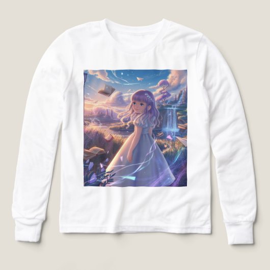 Girls Art Design T-Shirt  (デザイン正面)