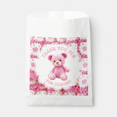 Girl's Baby Shower | Thank you for Coming フェイバーバッグ (正面)