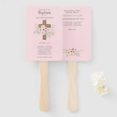 GIRLS Baptismプログラムファン – テンプレート分野 ハンドファン (正面&裏面)