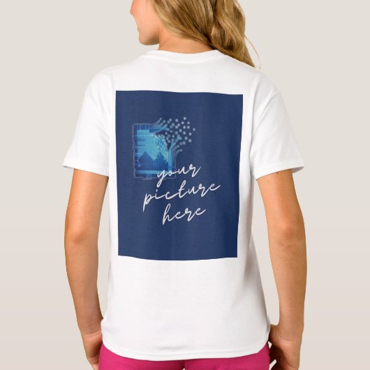 Girls' Basic T-Shirt Tシャツ (裏面)