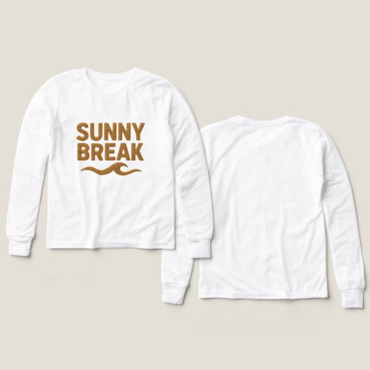 Girls Bella+Canvas Tri-blend Long Sleeve Shirt, So (デザイン 正面&背面)