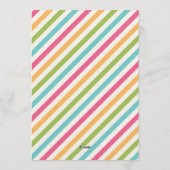 Girls Birthday Party Scavenger Hunt Birthday Party 招待状 (裏面)