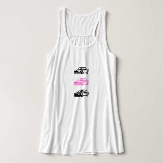 Girls Car T‑Shirt タンクトップ (デザイン正面)
