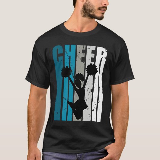 Girls Cheerleading Colors Cheerleader Fan Daughter Tシャツ (正面)