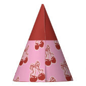 Girls Cherry Sweet 16th Birthday  パーティーハット (裏面)