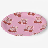 Girls Cherry Sweet 16th Birthday  ペーパープレート (アングル)