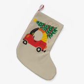 Girls Christmas Tree Kids Ugly Xmas Truck  スモールクリスマスストッキング (正面 (吊り時))