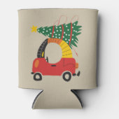 Girls Christmas Tree Kids Ugly Xmas Truck  缶クーラー (正面)