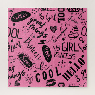 Girls Clituary：シームレスなファッションパターン ジグソーパズル