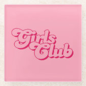Girls Club ガラスコースター (正面)