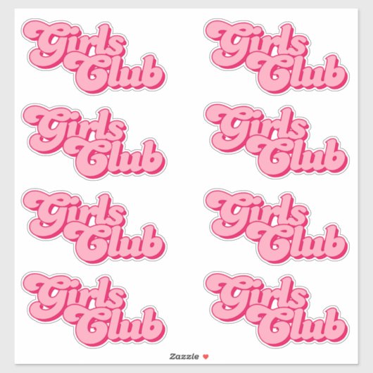 Girls Club シール (シート)