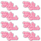 Girls Club シール (正面)