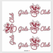 Girls Club シール (シート)