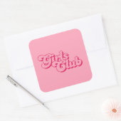 Girls Club スクエアシール (封筒)