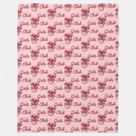 Girls Club フリースブランケット