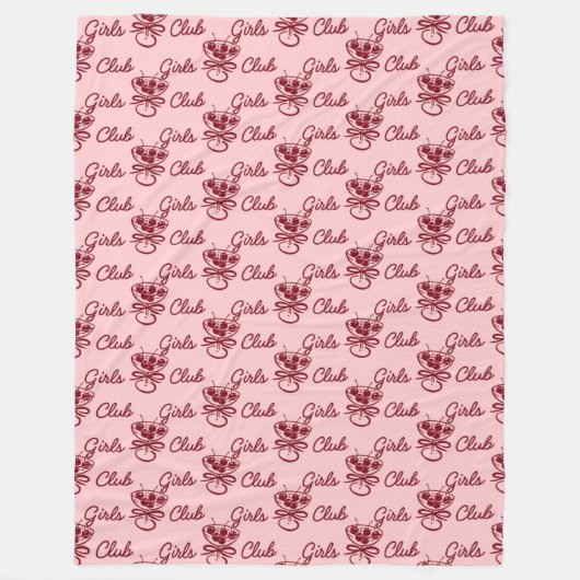 Girls Club フリースブランケット (正面)