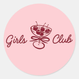 Girls Club ラウンドシール