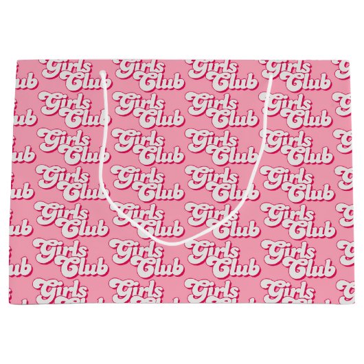 Girls Club ラージペーパーバッグ (正面)