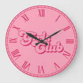 Girls Club ラージ壁時計 (正面)