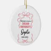 Girls College Ornament, University student セラミックオーナメント (右)