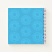 Girls Cute Magical Blue Unicorn Kids School ノートブック (裏面)