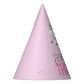 Girls Cute Pink Unicorn Kids Birthday パーティーハット (左)