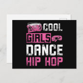 Girls Dance Hip Hop ポストカード (正面/裏面)