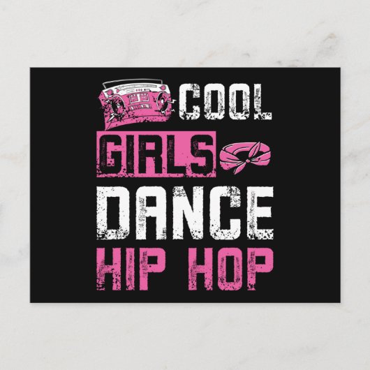 Girls Dance Hip Hop ポストカード (正面)