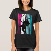 Girls Dance Inspire Coach Dancer Retro Dancing Tシャツ (正面)