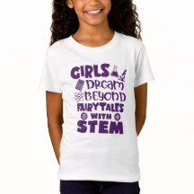 Girls Dream STEM理数技術Tシャツ