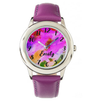 Girls eWatchのカラフル個人用設定 腕時計