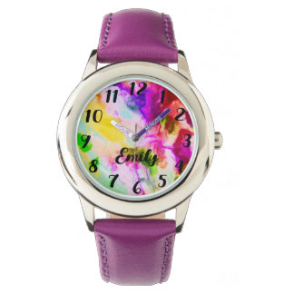 Girls eWatchのカラフル個人用設定 腕時計