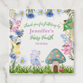 Girl's Fairy Birthday Fairies and Flowers Any Age フェイバータグ