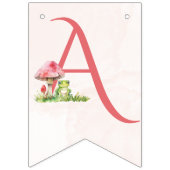 Girl's Fairy Happy Birthday Letters All Ages  バンティングフラッグ (第3の旗)