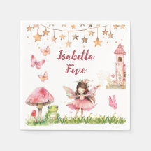 Girls Fairy Tale Castle Frog Mushroom Birthday