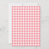 Girls Farm Animal Barnyard Birthday Invitation 招待状 (裏面)