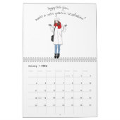 Girl's Fashion Calendar カレンダー (1月 2026)