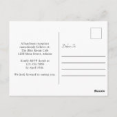 Girl's First Communion Pink Floral Bow ポストカード (裏面)