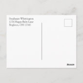 Girls First Holy Communion写真ありがとうごかわいらしざいます ポストカード (裏面)