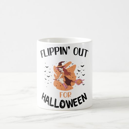"Girls Flipping Out for Halloween Mug – Cute Gymna モーフィングマグカップ (中央)