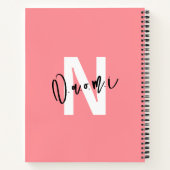Girls’ Gift – Personalized N Letter Name Naomi  ノートブック (裏面)
