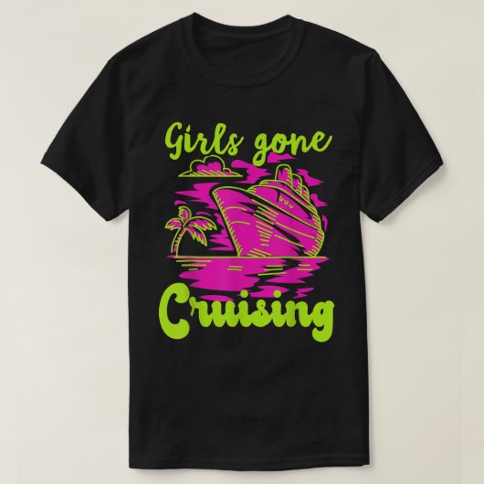Girls Gone Cruising 2022 Summer Ship Trip Cruise M Tシャツ (デザイン正面)